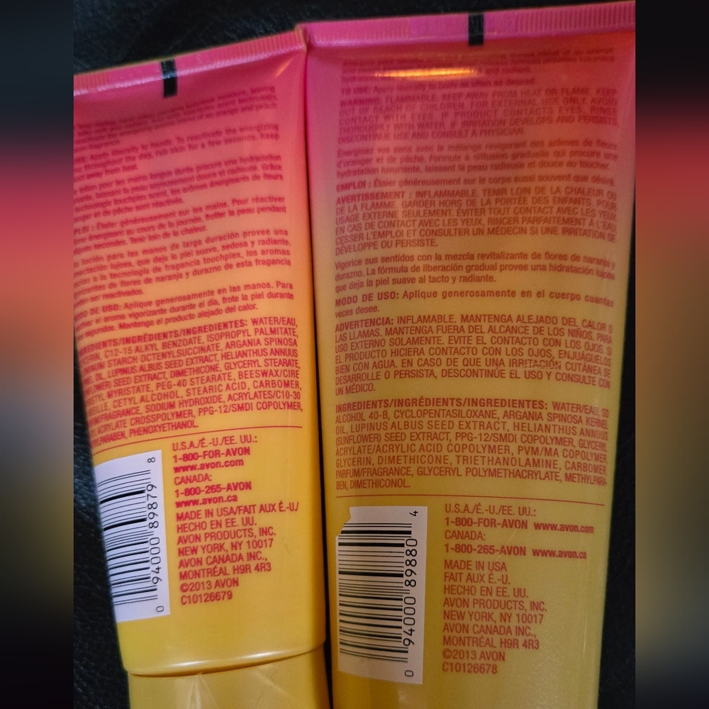 Avon Aroma+Therapy Energizing body gel & hand lotion sz6.7 & 3.4floz - Picture 2 of 4